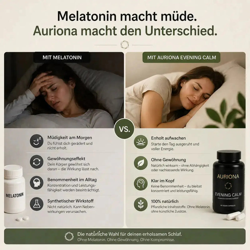 Stop melatonin. Wake up clear.